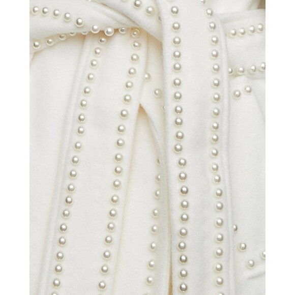 Atoir Addicted To Love Pearl Coat in Cloud Large New Womens Trench Jacket - Picture 13 of 16